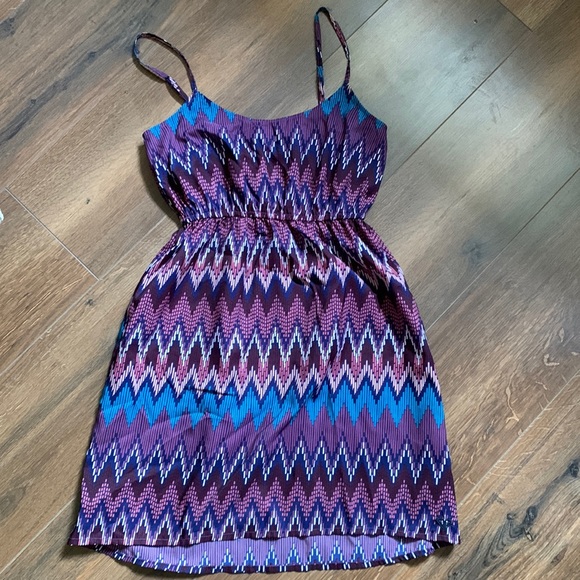 Roxy short sundress, purple print, size XS - Picture 1 of 3